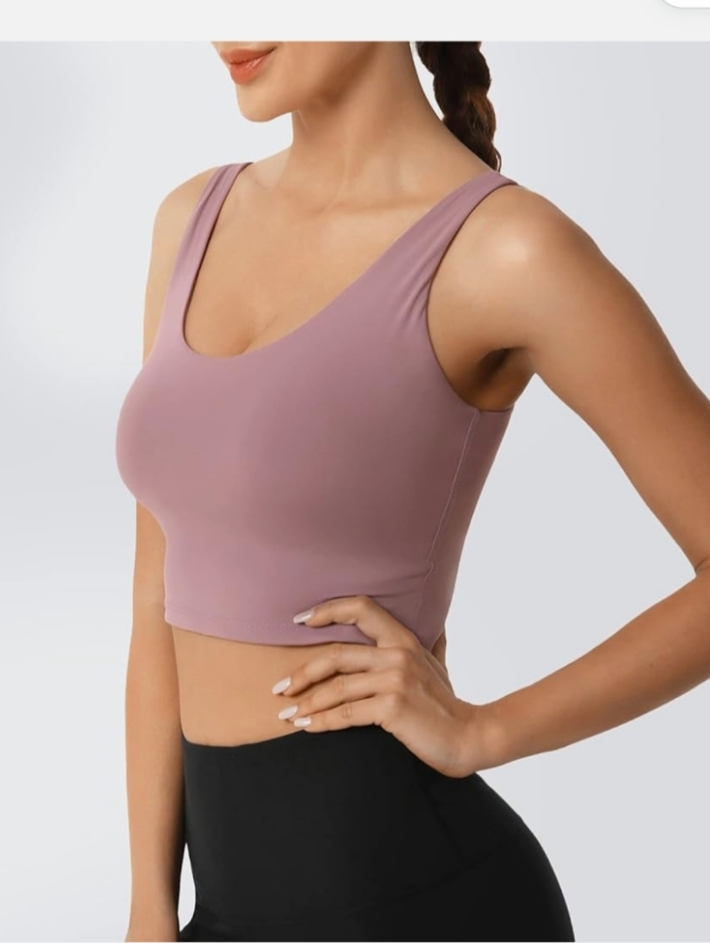 Women's Seamless Sports Bra - Light Lavender